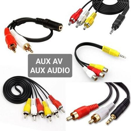 AUX audio AV RCA kabel – Kompüter aksesuarları – ucuztap.az