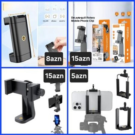 Tripod ştativ üçün telefon tutacağı – Telefonlar – ucuztap.az