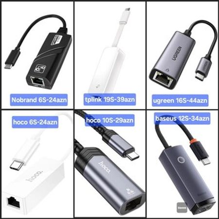 Type-C ethernet konverter Brands