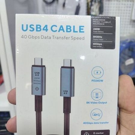 Dual Type-C kabel 8k 60hz USB 4.0