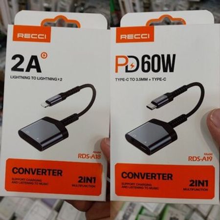 Type-C lightning USB AUX ötürücü Recci – Kompüter aksesuarları – ucuztap.az
