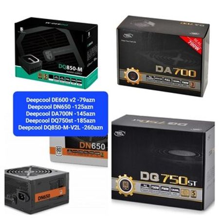 Deepcool qida bloku – Masaüstü kompüterlər – ucuztap.az