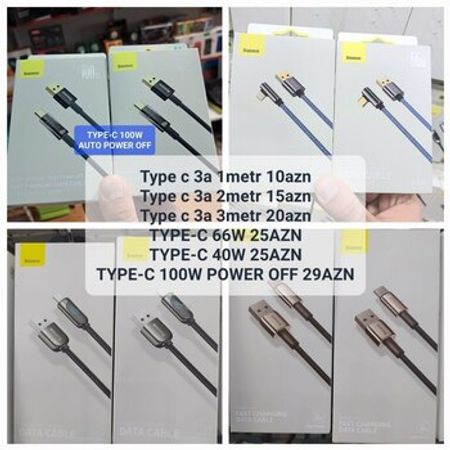 Type-C USB kabel Baseus – Kompüter aksesuarları – ucuztap.az