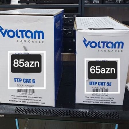 Lan kabel voltam ca5e cat6 – Kompüter aksesuarları – ucuztap.az