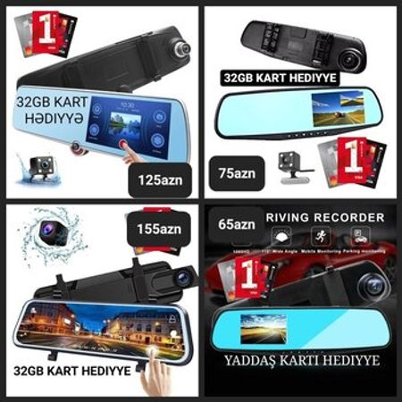 Avto videoqeydiyyatçı güzgü