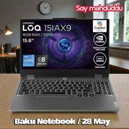 Gaming notebook Lenovo LOQ 15IAX9