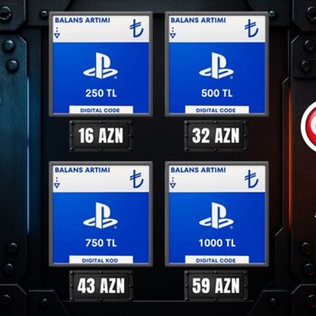PS4/PS5 üçün "PlayStation TL balans" paketi