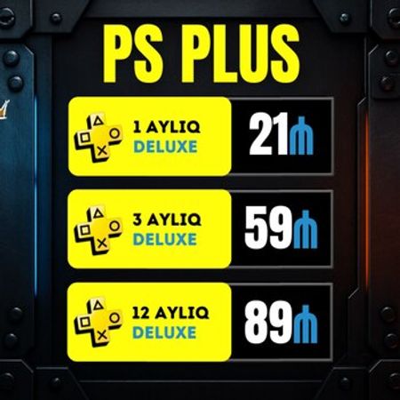 PS4 / PS5 üçün "PS Plus Deluxe" abunə paketi