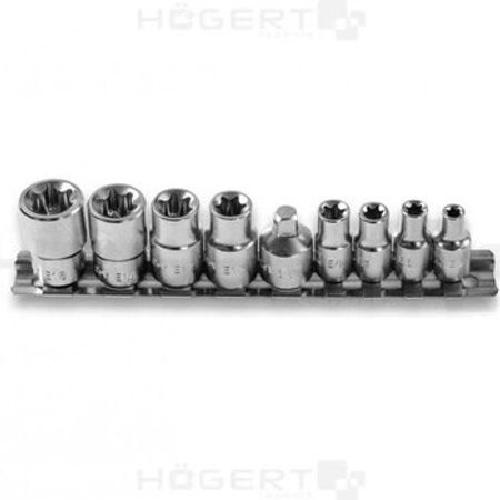 Torx yuva seti 1/4 və 3/8 "HÖGERT"