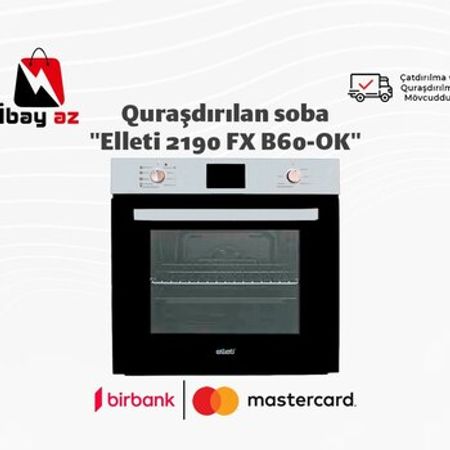 Quraşdırılan soba Elleti 2190 FX B60-OK – Plitələr – ucuztap.az