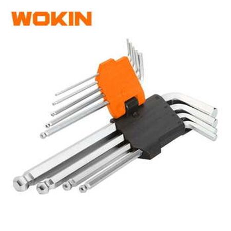 WOKIN 9 parça yuvarlaq başlıqlı uzun boy alət dəsti – Təmir və tikinti – ucuztap.az