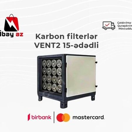 Karbon filterlər "VENT2 15-ədədli