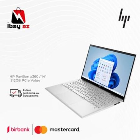 Noutbuk "HP Pavilion x360 /14" 512GB PCle Value"