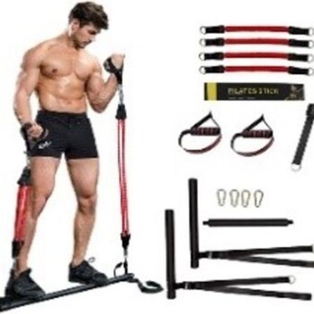 Müqavimət bantları ilə pilates bar dəsti "ASPO"