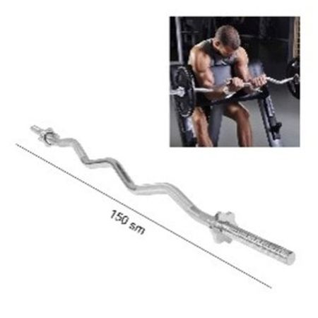 Barbell Bar düz qrif – 150 sm, 27 mm diametr