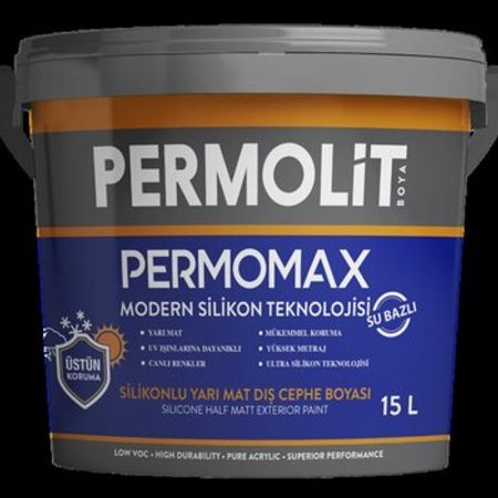PERMOLİT PERMOMAX silikonlu yarı mat xarici fasad boyası – Yapışqan, köpük və germetiklər – ucuztap.az