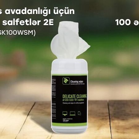 Ofis avadanlığı üçün yaş salfetlər