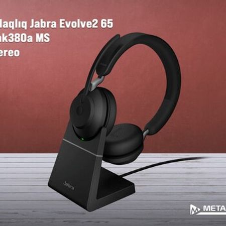 Qulaqlıq Jabra Evolve2 65, Link380a MS Stereo Stand Black 26599-999-989 – Audio və video – ucuztap.az