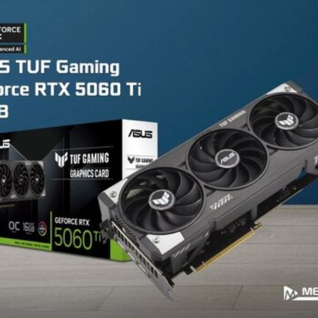 ASUS TUF Gaming GeForce RTX™ 5060 Ti 16GB GDDR7 OC Edition TUF-RTX5060TI-O16G-GAMING