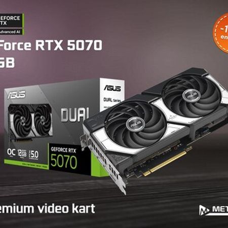 ASUS Dual GeForce RTX™ 5070 12GB GDDR7 OC Edition