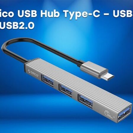 Orico USB Hub Type-C – USB3.0, 3xUSB2.0 AH-13-GY-BP – Kompüter aksesuarları – ucuztap.az