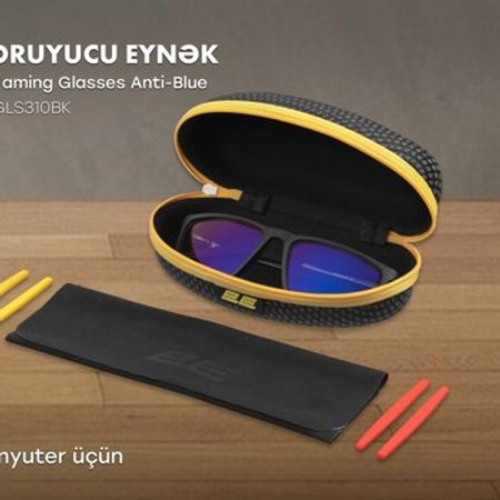 2E Gaming Glasses Anti-Blue 2E-GLS310BK Black&Black