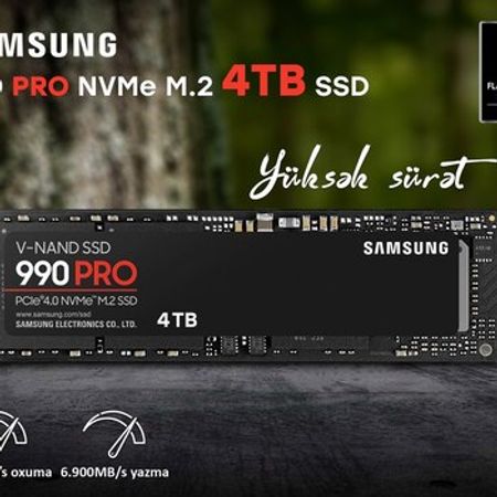 Samsung 990 PRO 4TB SSD PCIe 4.0 M.2 2280
