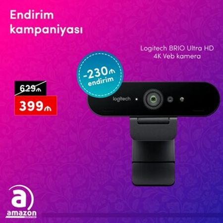 Web kamera "Logitech BRIO Ultra HD"