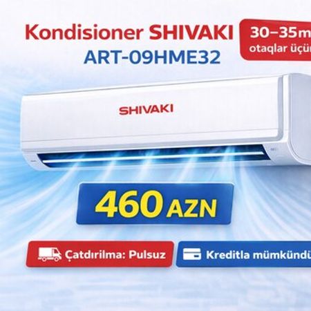 Kondisioner Shivaki ART-09HME32 – Kondisionerlər – ucuztap.az