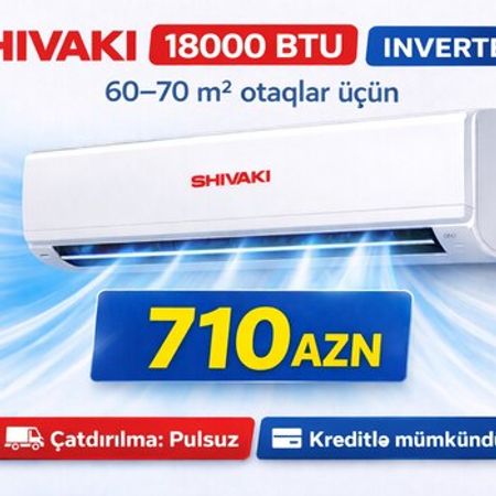 Shivaki kondiosner 18000btu inverter