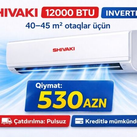 Kondisioner Shivaki 12000 BTU İnverter