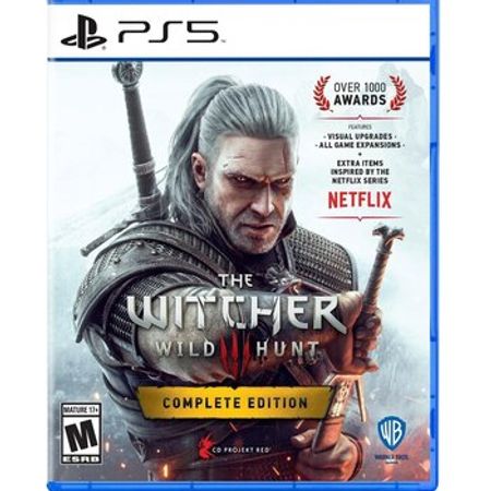 PS5 üçün Witcher 3 oyun diski