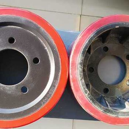 Elektro pallet təkəri 195x70 mm PU