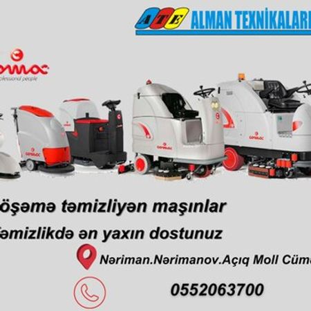 Döşəmə yuyan və süpürən aparatlar