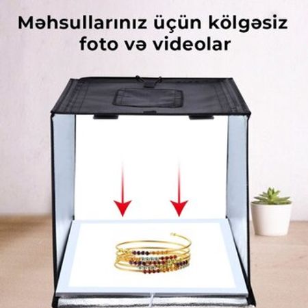 Məhsul çəkilişi üçün Lightbox – Foto texnika – ucuztap.az