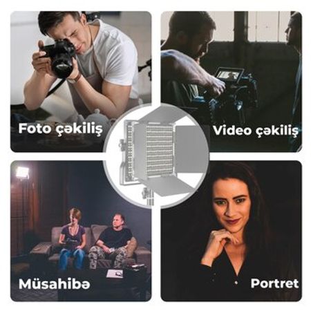 “Neewer 660 Bicolor” çəkiliş üçün LED işıq