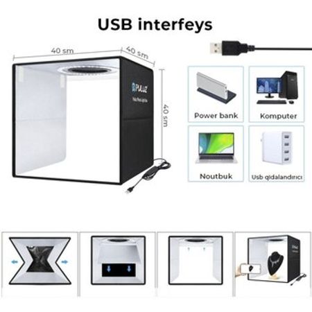 Puluz PU5041B Fotoboks 40sm