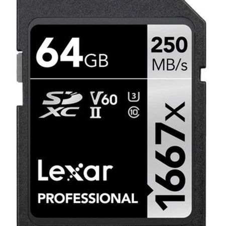 "Lexar Professional 64 GB 1667x" SD yaddaş kartı