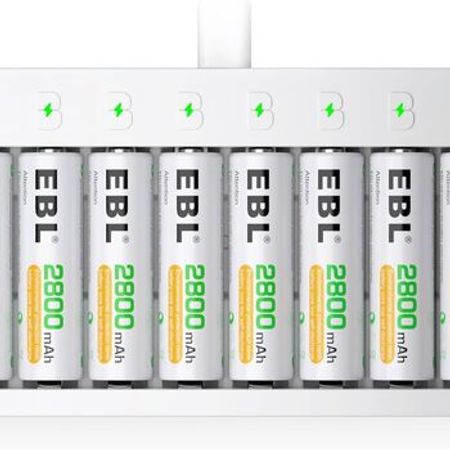 "EBL” şarj olunan batareya və adapter dəsti