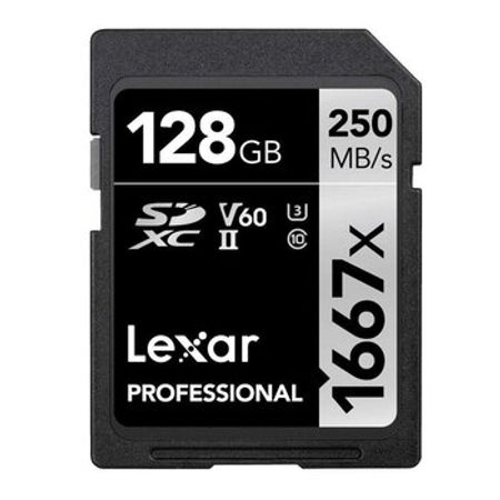 "Lexar Professional 128GB 1667x" SD yaddaş kartı