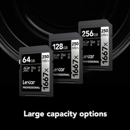 "Lexar Professional 128GB 1667x" SD yaddaş kartı