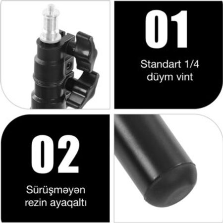 Çəkiliş işıqları üçün portativ yüngül dayaq