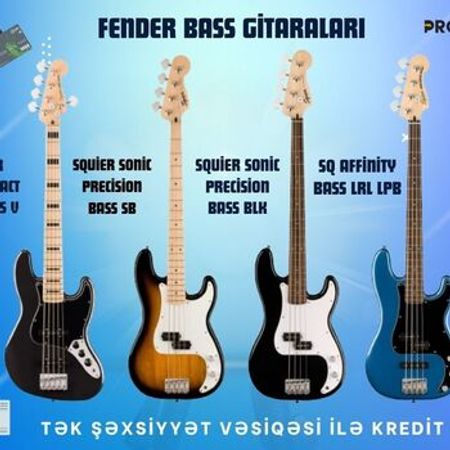 Bass gitaralar Fender – Musiqi alətləri – ucuztap.az