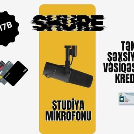 Studiya mikrofonu "Shure SM7B"