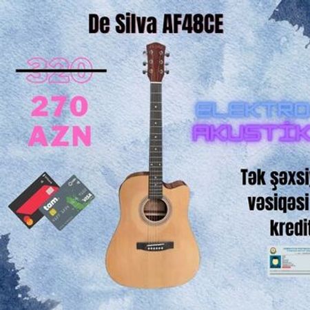 Elektro akustik gitara "De Silva AF48CE"