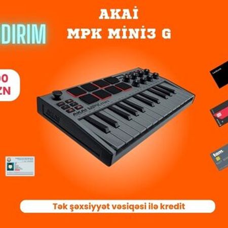 Midi klaviatura "Akai MPK Mini3 G"