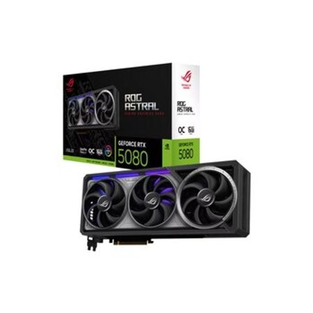 Asus VGA ROG-ASTRAL-RTX5080-O16G-GAMING / RTX 5080 / 16GB GDDR7 Black (90YV0LV0-M0NA00)