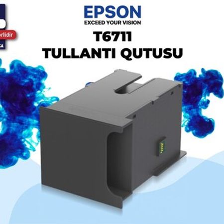 "EPSON T6711"  xidməti qutusu
