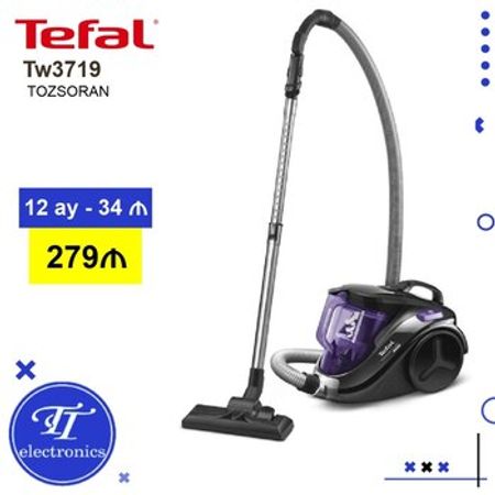 Tefal TW3719 Compact Power Cyclonic toz torbasız elektrikli tozsoran