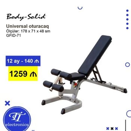 Çoxfunksiyalı məşq oturacağı Body-Solid – Digər – ucuztap.az